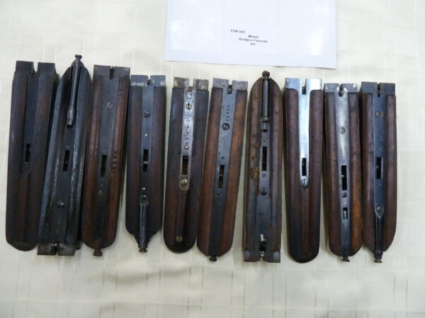 Mixed 12 bore side by side shotgun forends