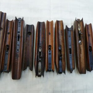 Mixed 12 bore single barrel shotgun forends