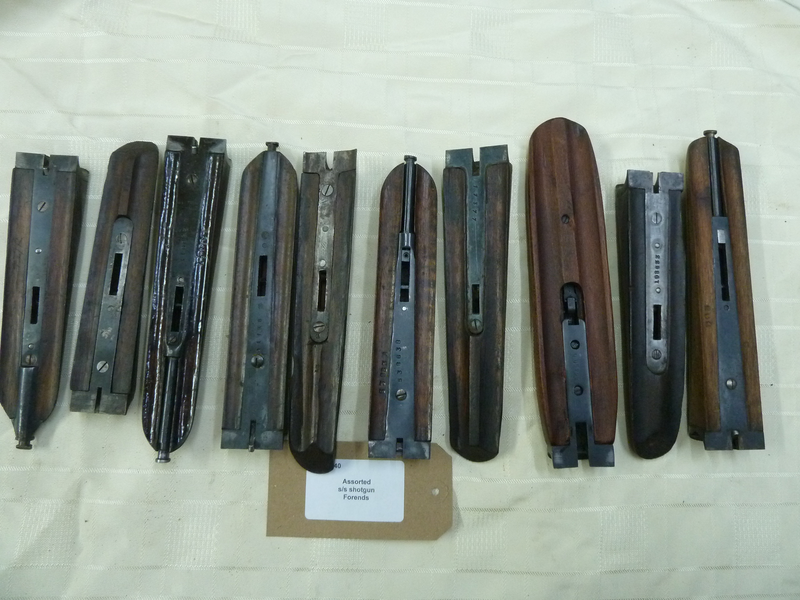 side by side 12 bore shotgun forends