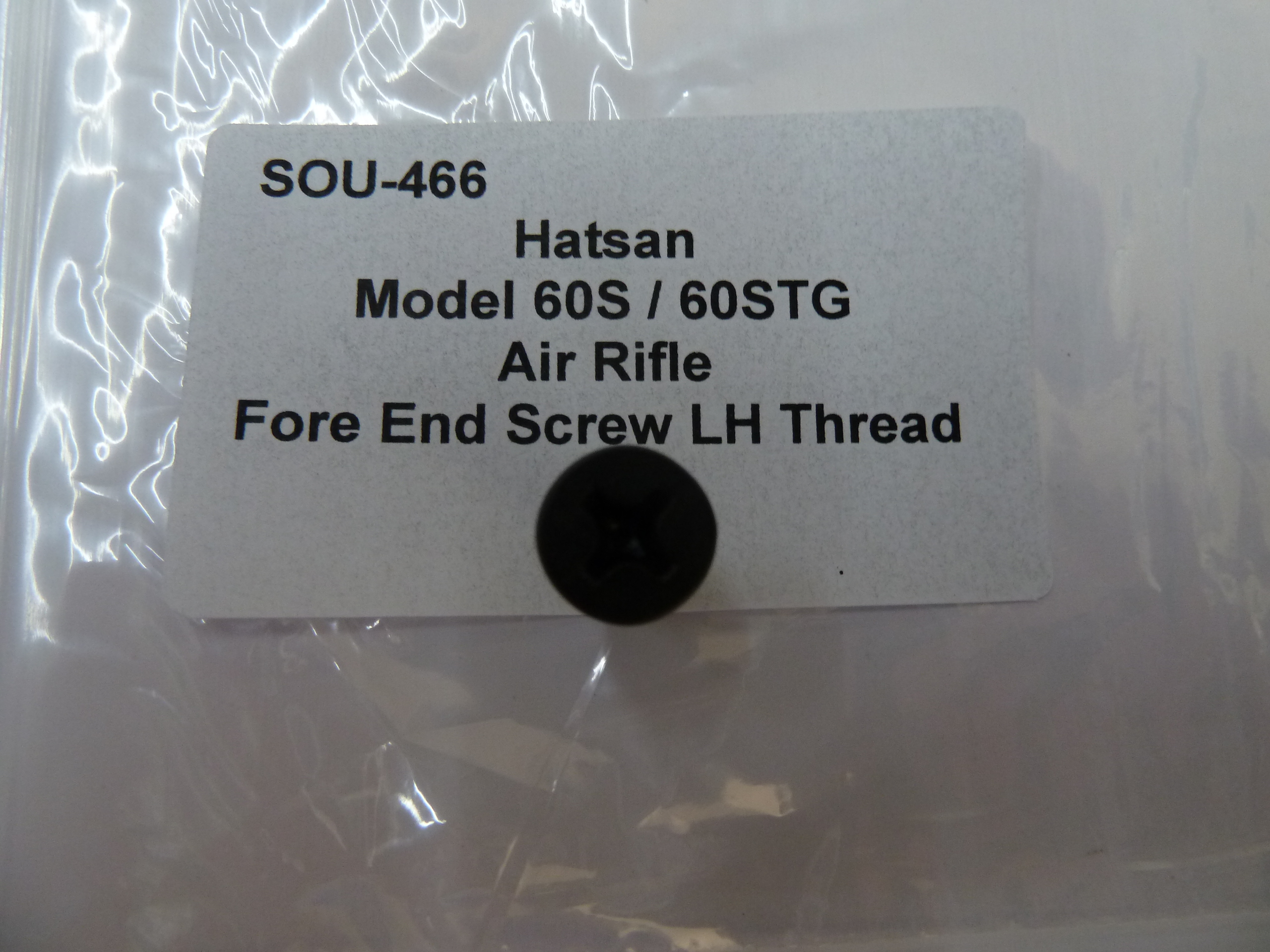 SOU-466 Hatsan Model 60S 60STG Air Rifle forend screw LH Thread (2)