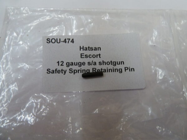Hatsan Escort 12 gauge safety spring retaining pin