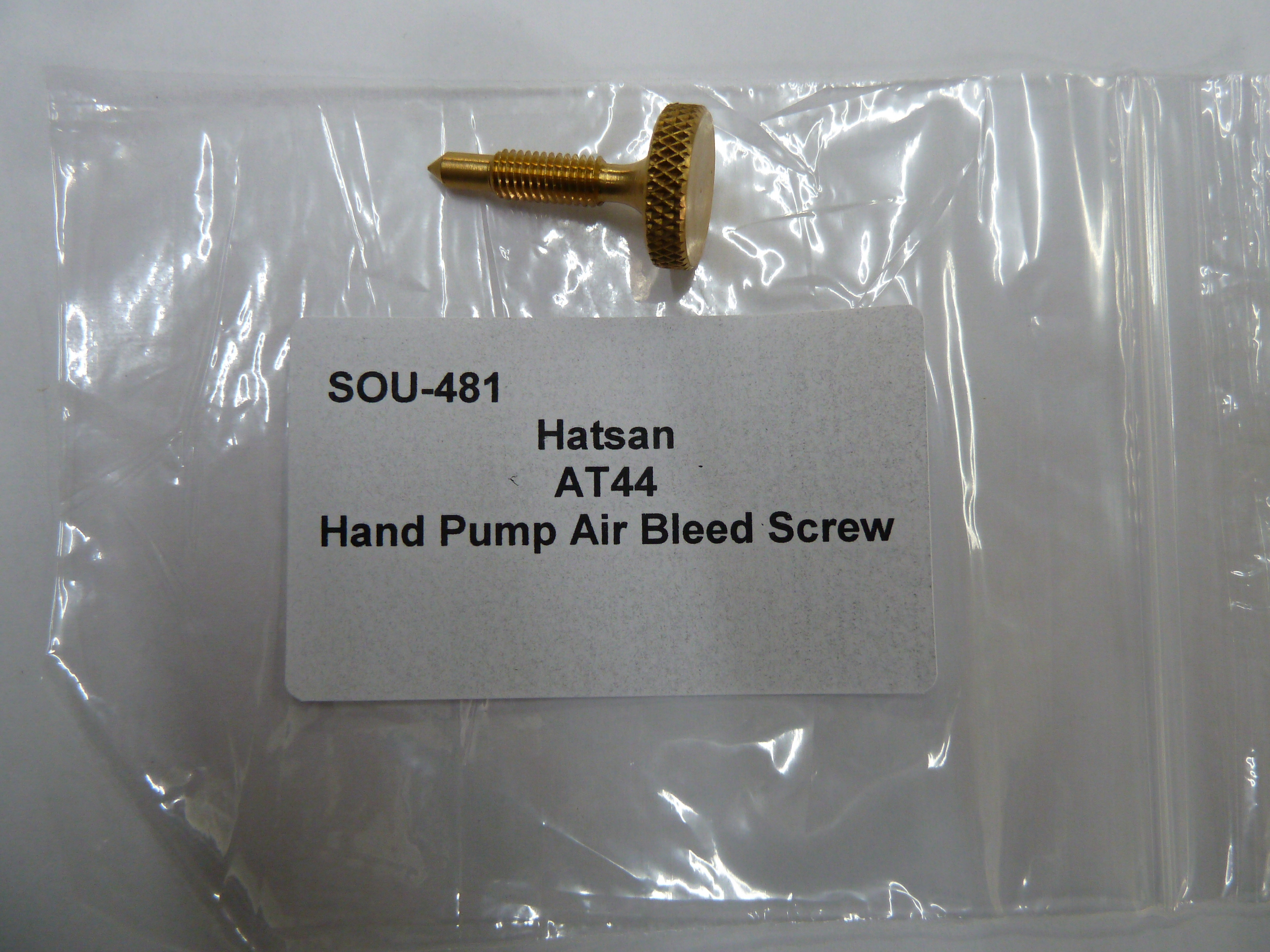 SOU-481 Hatsan AT44 hand pump air bleed screw
