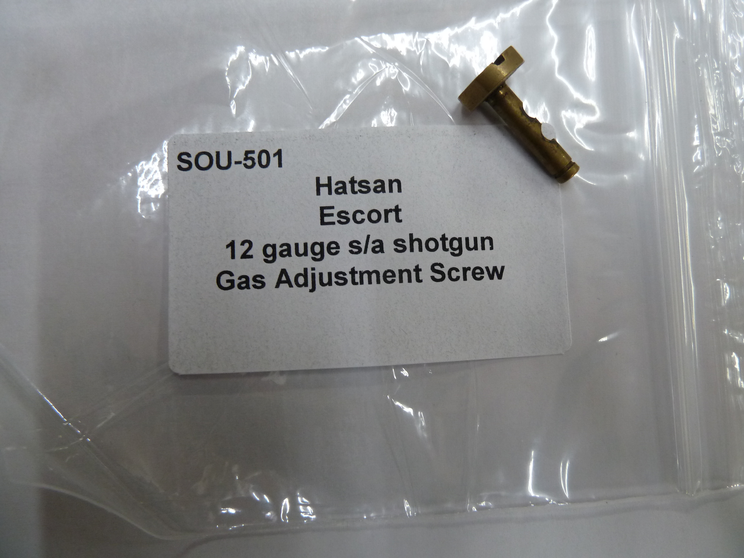 SOU-501 Hatsan Escort 12 gauge sa shotgun gas adjustment screw