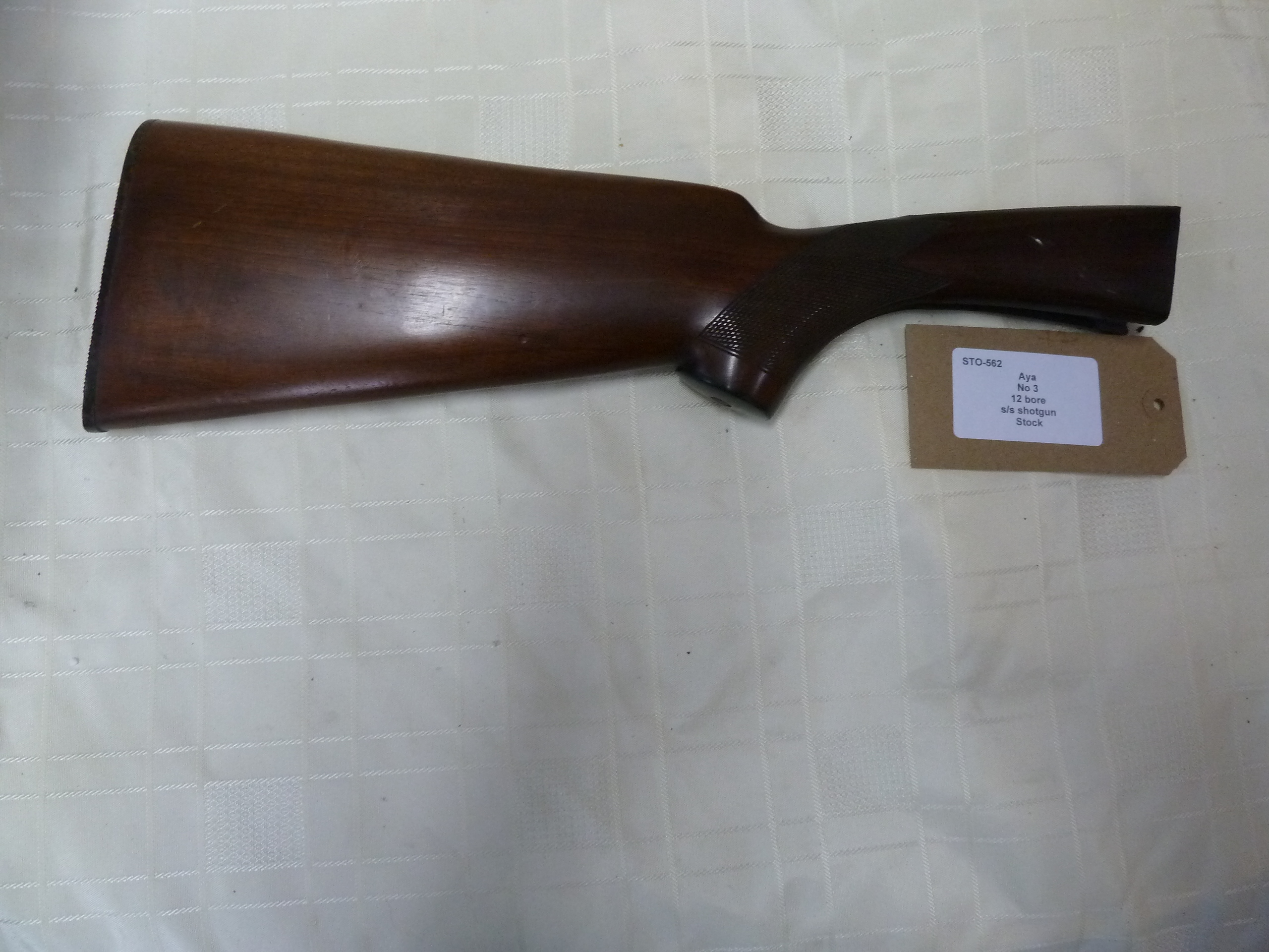 Aya No 3 12 bore side by side shotgun stock