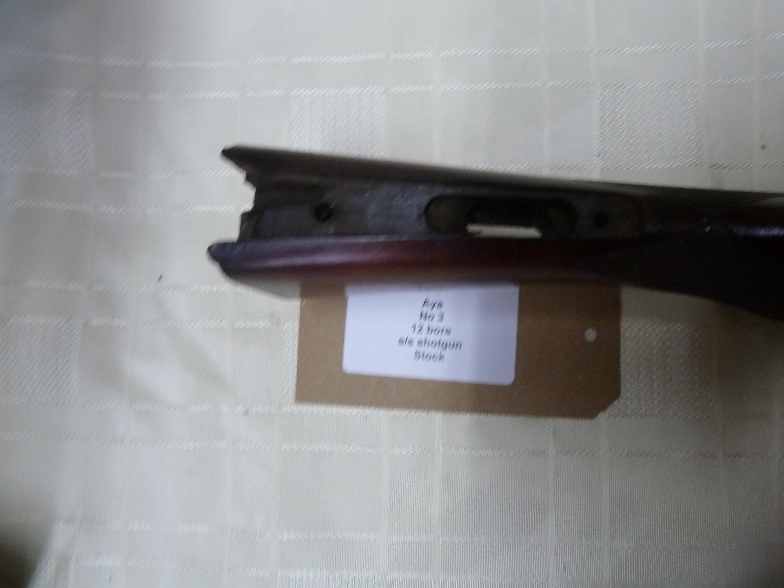 Aya No 3 12 bore side by side shotgun stock