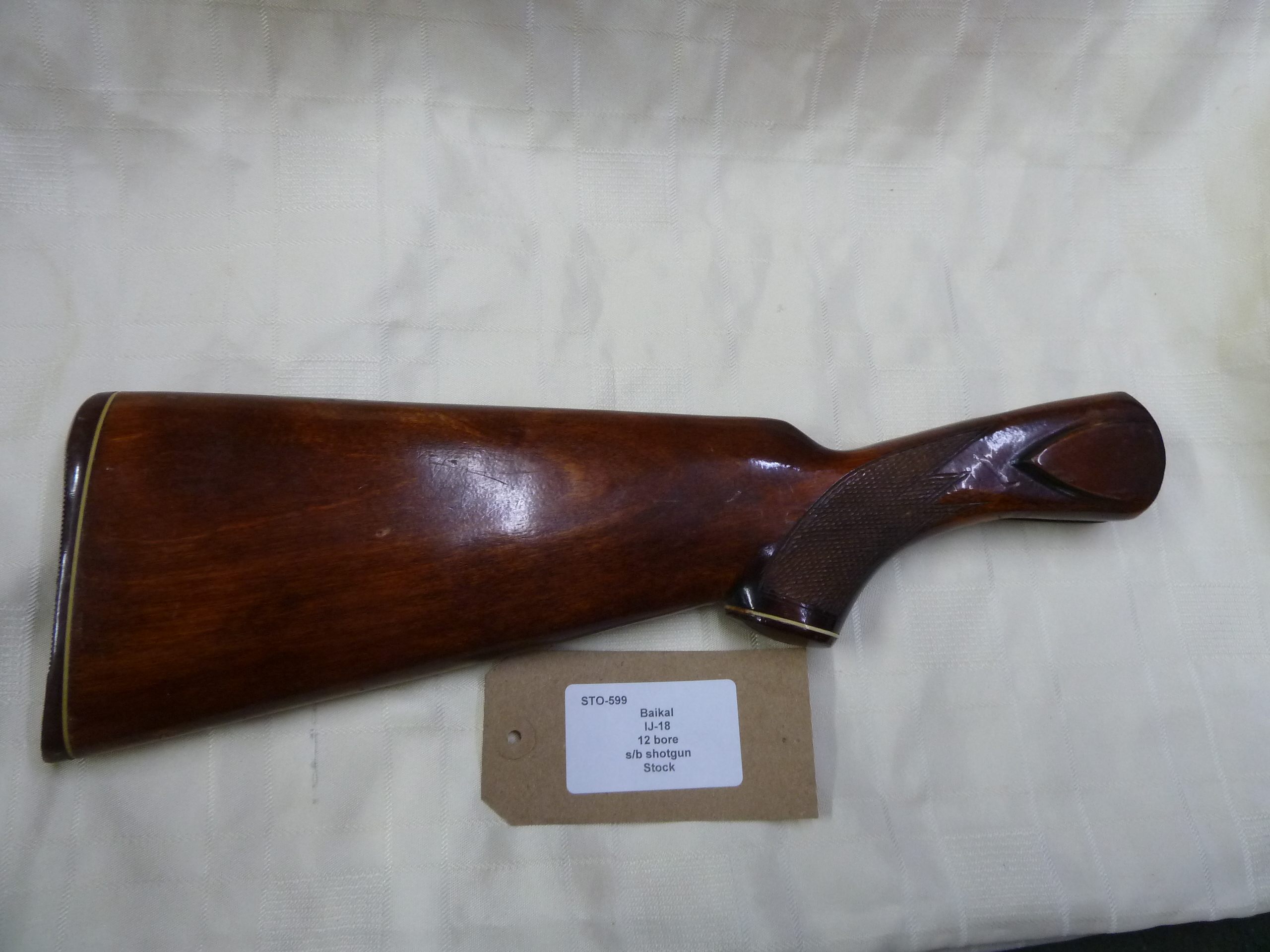 Baikal 12 bore single barrel stock