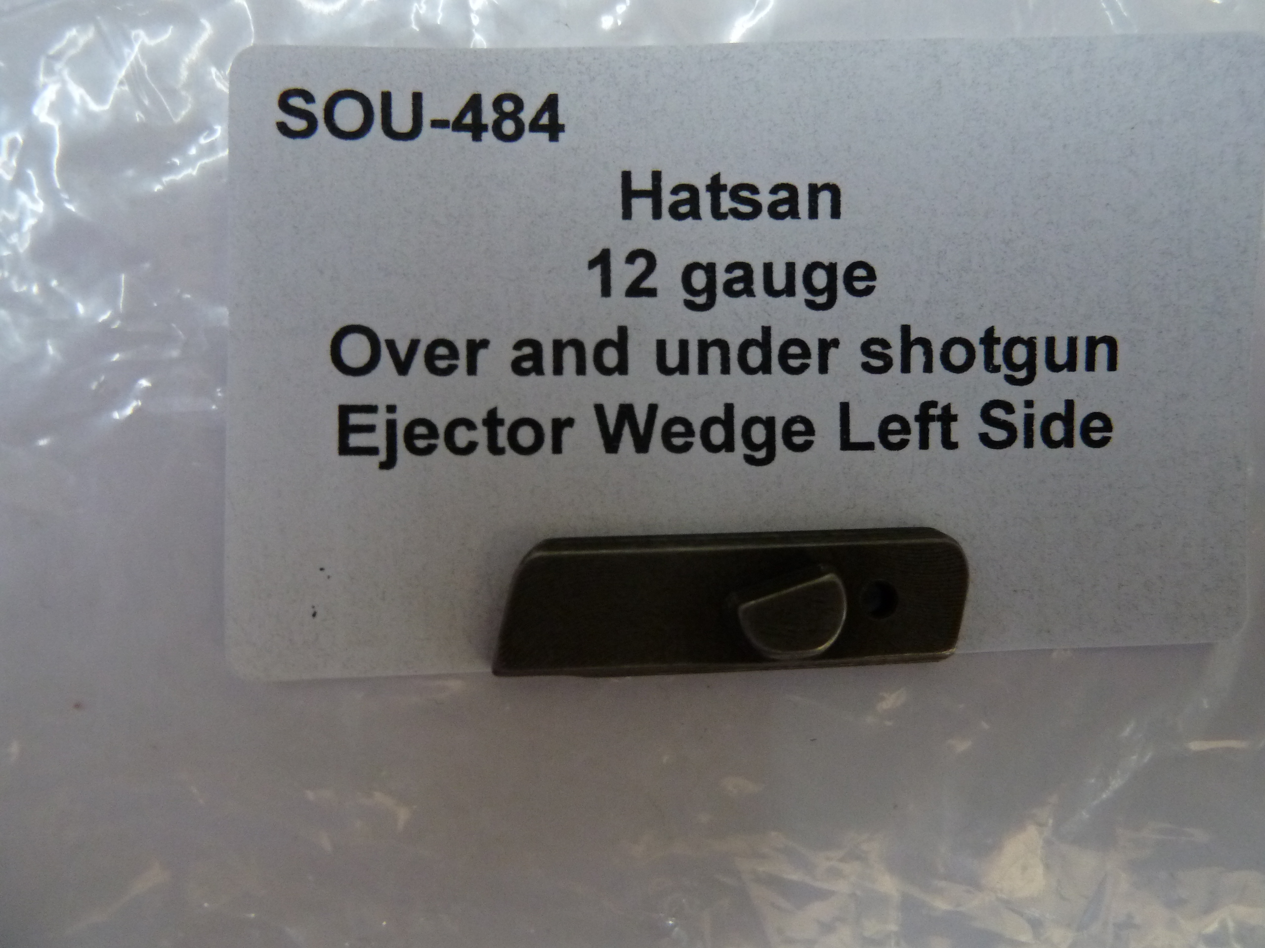 sou-484 Hatsan 12 gauge over and under shotgun ejector wedge left side
