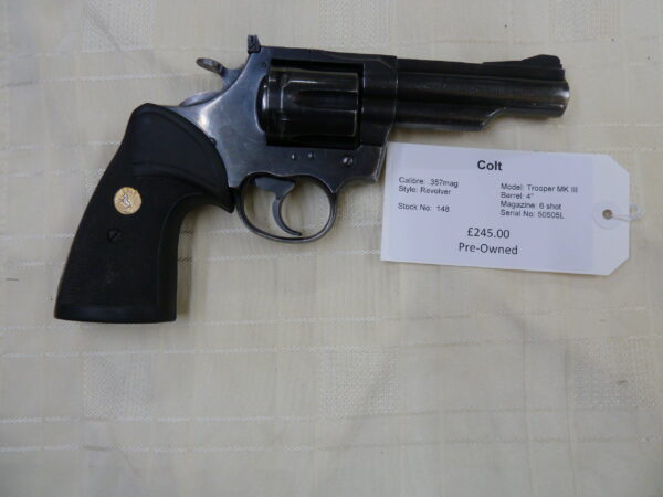 Colt Trooper MK III .357mag revolver