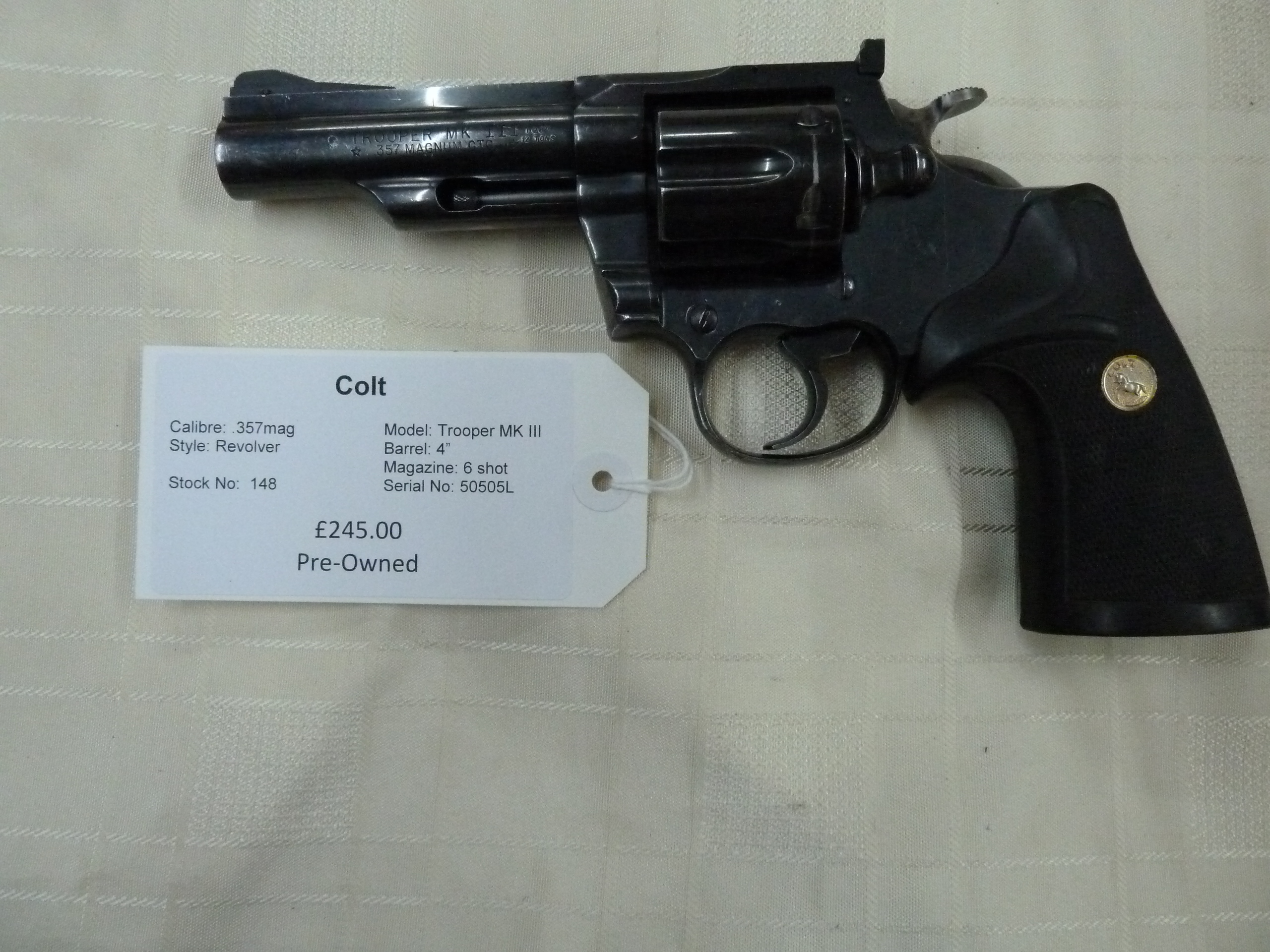 148 Colt Trooper MK III 357mag revolver (3)