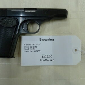 Browning 7.62 semi auto pistol