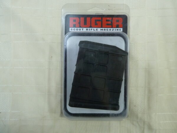MAG-021 Ruger M77 Gunsite Scout .308win 10 rd polymer mag (2) Ruger M77 Gunsite Scout .308 winchester rifle magazine