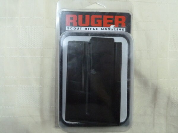 MAG-022 Ruger M77 Gunsite Scout .308win 10 rd magazine metal (3) Ruger M77 Gunsite Scout .308 win rifle magazine