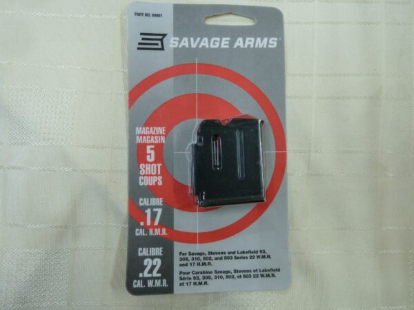 Savage Arms .17hmr and .22wmr 5 shot magazine