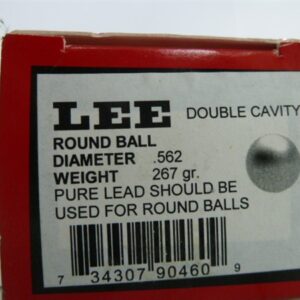 Lee 562 Ball Double Cavity Mold