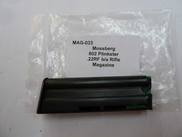 Mossberg 802 plinkster .22rf bolt action rifle magazine