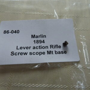 Marlin 1894 screw scope mount base plated
