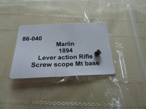 Marlin 1894 screw scope mount base plated