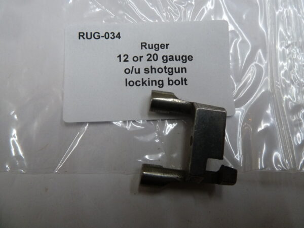 Ruger shotgun locking bolt