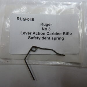 Ruger No 3 Rifle safety detent spring