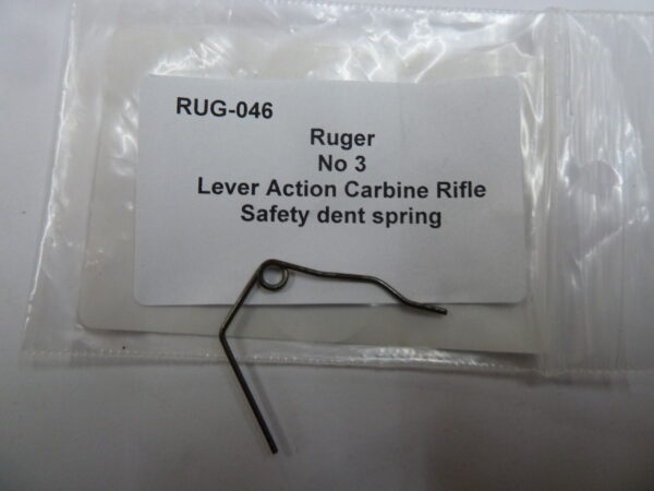 Ruger No 3 Rifle safety detent spring