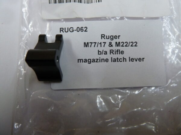 Ruger 77/17 and 77/22 magazine latch lever