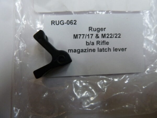 Ruger 77/17 and 77/22 magazine latch lever