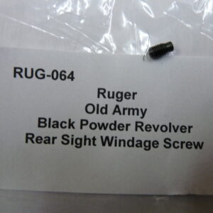 Ruger Old Army Revolver Rear Sight Windage Screw