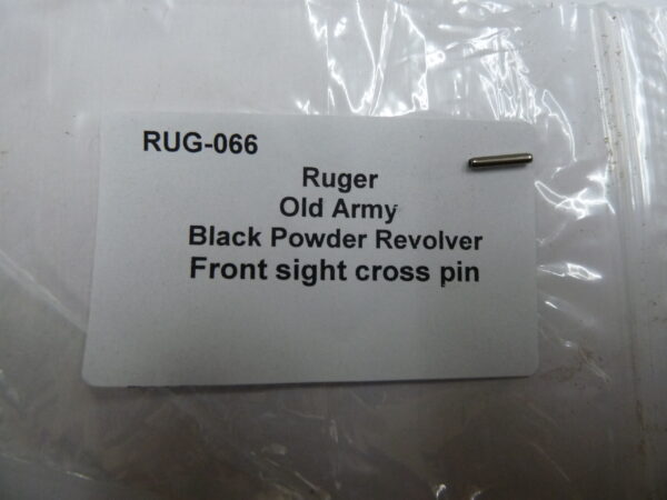 Ruger Old Army Revolver Front Sight Cross Pin