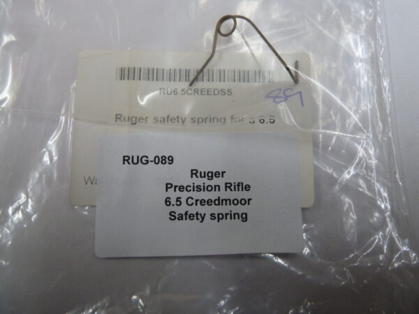 Ruger Precision Rifle safety spring