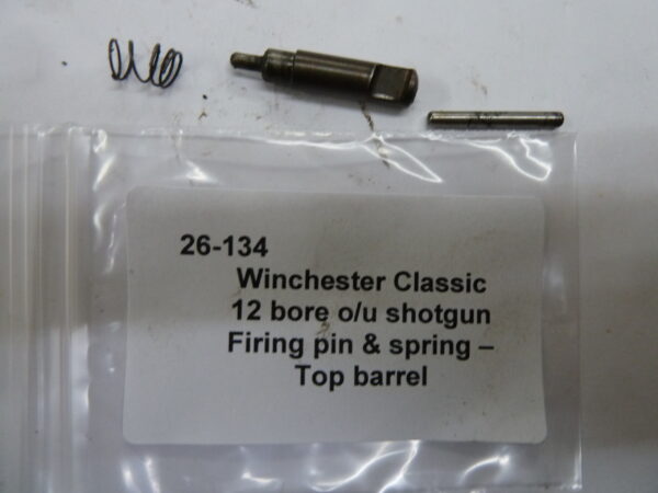 26-134 Winchester Classic 12 bore ou shotgun firing pin and spring top barrel Winchester Classic firing pin top barrel