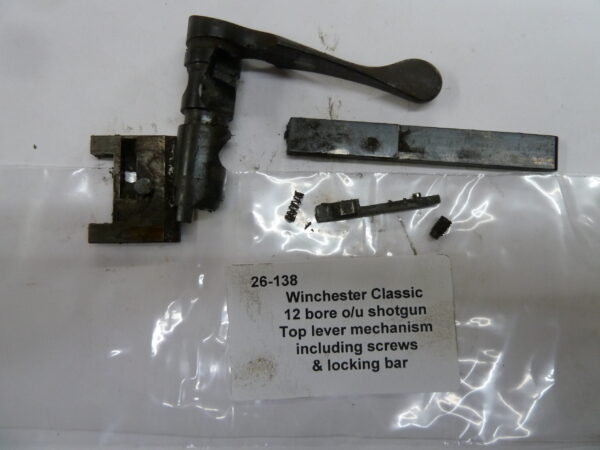 26-138 Winchester Classic 12 bore ou shotgun top lever mechansim Winchester Classic top lever mechanism