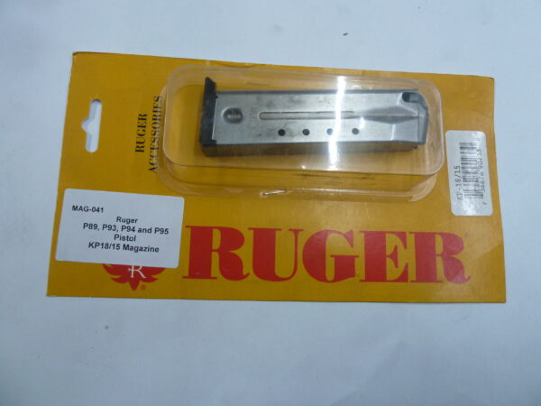 MAG-041 Ruger P89, P93, P94 and P95 Pistol magazine (3) Ruger P89 P93 P94 P95 Pistol magazine