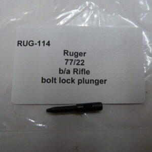 Ruger 77/22 bolt lock plunger