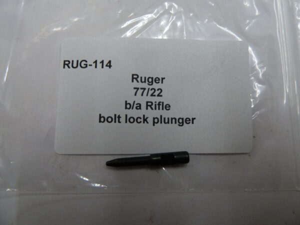 RUG-114 Ruger 77-22 ba rifle bolt lock plunger Ruger 77/22 bolt lock plunger