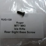 Ruger M77 MKI rear sight base rear screw