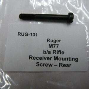 Ruger M77 receiver mounting screw rear