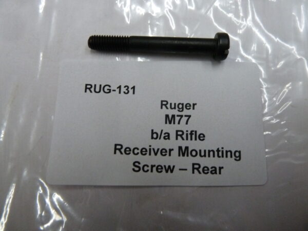 RUG-131 Ruger M77 ba rifle receiver mounting screw - rear (1) Ruger M77 receiver mounting screw rear
