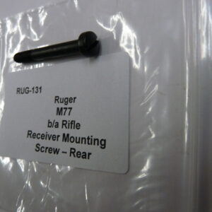 Ruger M77 receiver mounting screw rear