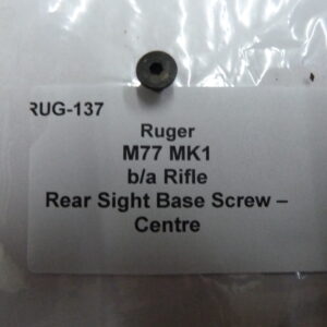 Ruger M77 MKI rear sight base centre screw