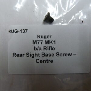 Ruger M77 MKI rear sight base centre screw