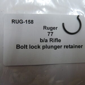 Ruger 77 bolt stop plunger retainer