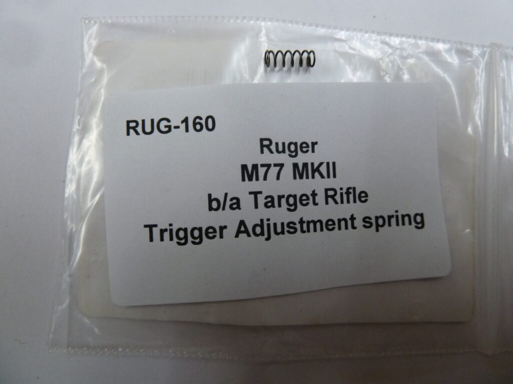 Ruger M77 MKII trigger adjustment spring Southerton Guns