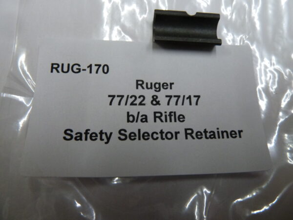 Ruger 77/17 safety selector