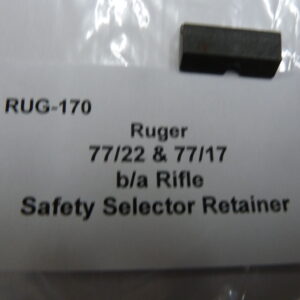 Ruger 77/17 safety selector