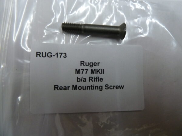 Ruger M77 MKII rear mounting screw