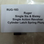 Ruger Single Six cylinder latch spring plunger