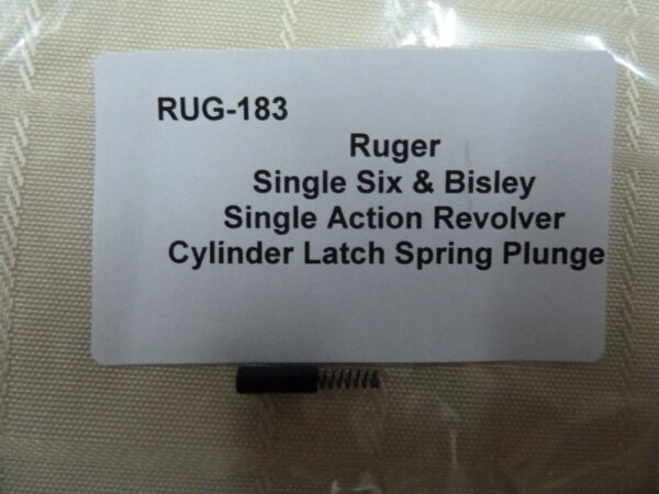 Ruger Single Six cylinder latch spring plunger