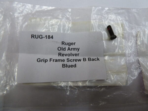 RUG-184 Ruger Old Army RevolverGrip frame screw B Back