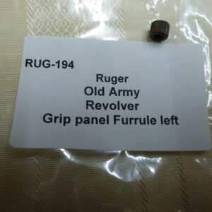 Ruger Old Army Revolver Grip panel ferrule left