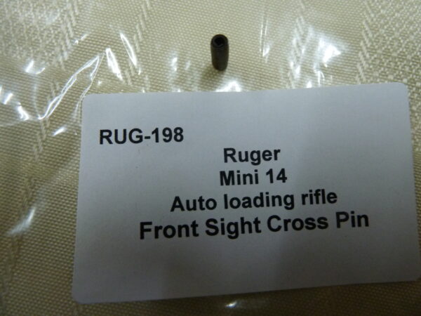 Ruger Mini 14 front sight cross pin